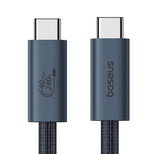 Baseus CB000068 USB-C - USB-C 240W PD 8K 60Hz Cable 1m - Black