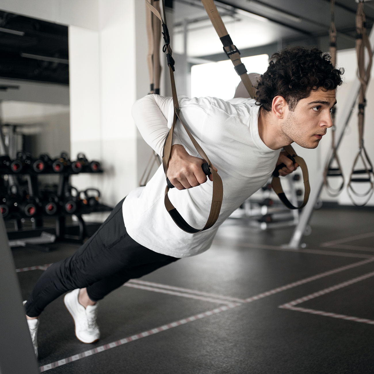 Taśmy do ćwiczeń TRX do 200kg - khaki