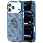 Guess 4G &amp; Big Resin Logo Case for iPhone 17 Pro Max / 18 Pro Max - Light Blue