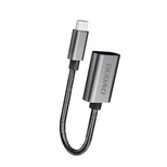 Dudao L15T OTG Adapter USB-C - USB-A - Gray