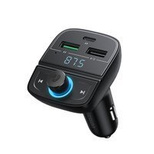 Ugreen FM Transmitter Bluetooth 5.0 MP3 car charger 3x USB TF micro SD 4.8 A black (CD229)