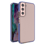 Spring Case cover gel cover with colored frame for Samsung Galaxy S22 dark blue