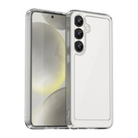 Outer Space Case mit Gelrahmen für Samsung Galaxy M06 5G - Transparent