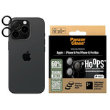 PanzerGlass Hoops Linsenschutz für iPhone 16 Pro / 16 Pro Max – Schwarz