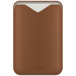 Magnetyczny portfel UNIQ Lyden Evo na telefon - brązowy