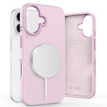 Tech-Protect Silicone PU MagSafe iPhone 16 Case - Pink