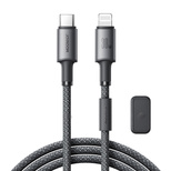 Kabel Joyroom S-A50 Unlimited Series 60W USB-C - Lightning z organizerem magnetycznym 1,2m - szary