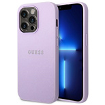 Guess Saffiano Strap Case für iPhone 14 Pro Max 6,7&quot; - Lila
