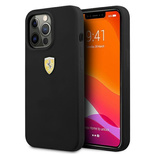 Ferrari FESSIHCP13LBK iPhone 13 Pro / 13 6.1&quot; black/black hardcase Silicone