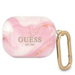 Guess GUAPUNMP AirPods Pro cover pink/pink Marble Collection