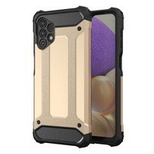 Hybrid Armor robuste TPU/PC Panzer Handyhülle Hard Case für Samsung Galaxy A32 5G golden