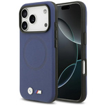 BMW M FW Metal Logo MagSafe Case für iPhone 17 Pro Max – Marineblau