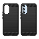 Carbon Case case for Samsung Galaxy A54 5G flexible silicone carbon cover black