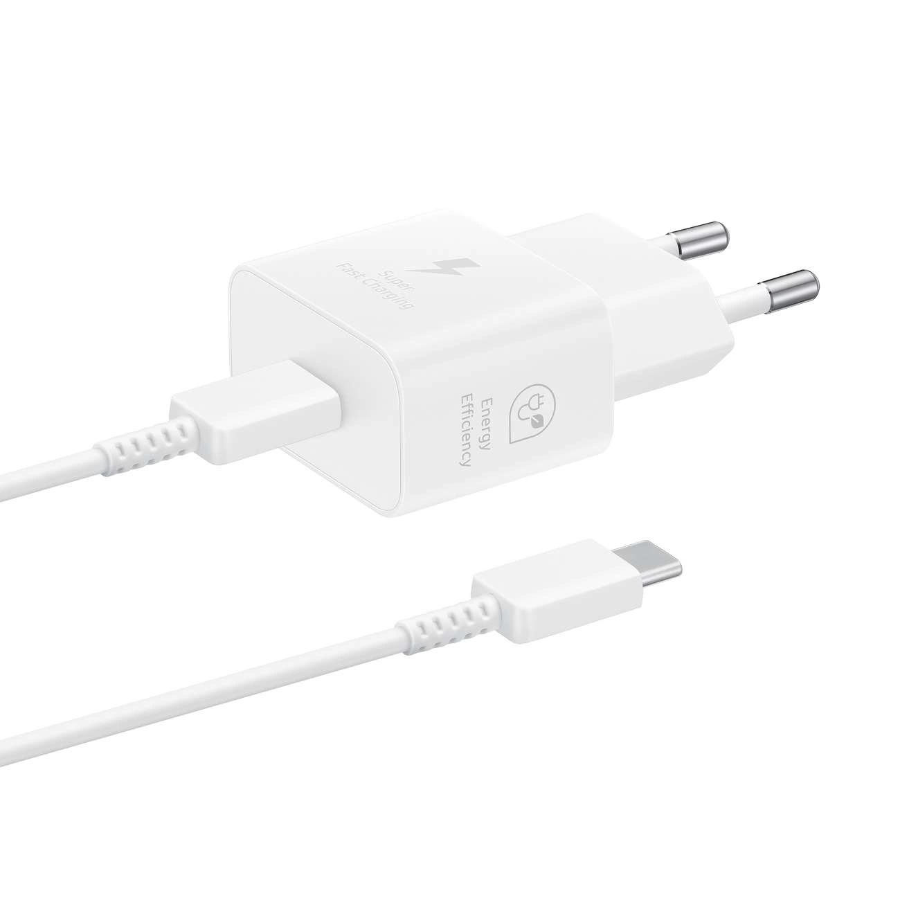Samsung EP-T2510XWEGEU 25W SFC GaN wall charger with USB-C cable