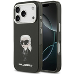 Karl Lagerfeld IML Aquarelle Karl &amp; Logo MagSafe Case for iPhone 17 Pro - Black