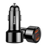 Baseus Magic Series Dual QC - Quick Charge 3.0 car charger 2x USB 45W 6A black (CCMLC20A-01)