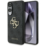 Guess Big 4G Logo Classic Logo Hülle für Samsung Galaxy S25 Edge - Schwarz