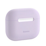 Baseus super thin silicone case for Apple AirPods 3 purple (WIAPPOD-CBZ45)