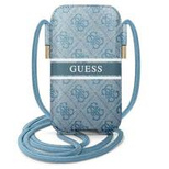 Guess Handtasche GUPHL4GDBL 6.7" Blau/Blau Hardcase 4G Stripe