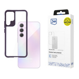 3mk Satin Armor Case+ Lila Hülle für Samsung Galaxy A35 5G – transparent