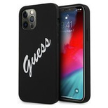 Guess GUHCP12LLSVSBW iPhone 12 Pro Max 6,7&quot; schwarz/weiß Hardcase Silikon Vintage