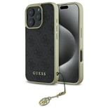 Guess 4G Charms Collection case for iPhone 16 Pro Max - black