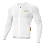 Rockbros YDCX008 Diamond Long Sleeve Cycling Jersey Size XXL - White