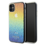 Guess IML Faceted Mirror Disco Iridescent case for iPhone 11 / Xr - multicolor