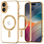 Tech-Protect MagFlex MagSafe Case für iPhone 17 - Transparent Gold