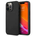 AMG Leder Hot Stamped Case für iPhone 13 Pro / 13 6.1&quot; - Schwarz