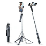 Selfie stick Wozinsky WC1Y70S teleskopowy tripod 1.7m z uchwytem na telefon - czarny