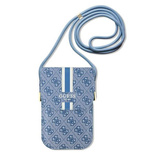 Guess GUOWBP4RPSB Handtasche – blaue 4G-Streifen