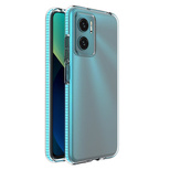 Spring Case Cover for Xiaomi Redmi Note 11E /Redmi 10 5G / Redmi 10 Prime+ 5G / Poco M4 5G Silicone Cover with Frame Light Blue