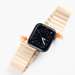 Dux Ducis Magnetic Strap Watch Strap 7/6/5/4/3/2 / SE (41/40 / 38mm) Magnetic Band Beige (Chain Version)