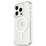 PanzerGlass HardCase with MagSafe with D3O and Military Grade Certified for iPhone 15 Pro - Transparent