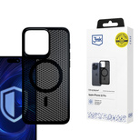 3mk COOLing MagCase Hülle für Apple iPhone 16 Pro – Schwarz