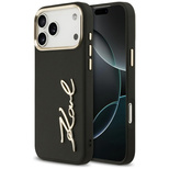 Karl Lagerfeld Karl Script Logo Case für iPhone 17 Pro Max - Schwarz