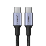 Ugreen US316 70428 USB-C - USB-C PD QC FCP Kabel 100W 5A 480Mb/s 1,5m - Grau