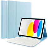 Tech-Protect SC Pen + Keyboard Case with Keyboard for iPad 10.9&quot; 2022 - Light Blue