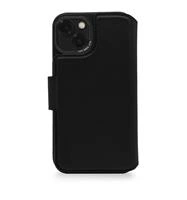 Etui Decoded Detachable Wallet Case skórzane z MagSafe z klapką do iPhone 14 Plus - czarne