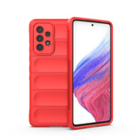 Magic Shield Case für Samsung Galaxy A53 5G flexible gepanzerte Hülle rot