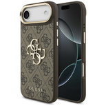 Guess 4G Big 4G Classic Logo Case for iPhone Air - Brown and Gold