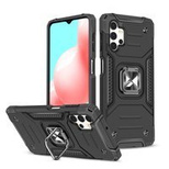 Wozinsky Ring Armor Tough Hybrid Case Cover + Magnethalterung für Samsung Galaxy A32 5G schwarz