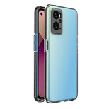 Spring Case Cover für Realme 9i, Oppo A36 / A76 / A96 Silikonhülle mit Rahmen schwarz