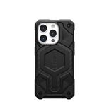 UAG Monarch Pro Hülle mit MagSafe für iPhone 15 Pro – schwarzer Carbon