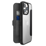 Raptic X-Doria Urban Folio Case iPhone 14 Pro Max Klapphülle schwarz