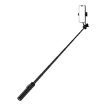 Selfie Stick WC1Y2S Teleskopstativ 1,3 m aus Aluminiumlegierung mit Telefonhalter – Schwarz