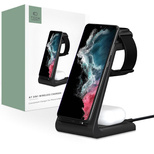 Tech-Protect A7 10W inductive charger in the form of a 3-in-1 stand for smartphone / headphones / smartwatch - black