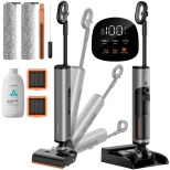 UWANT D800 Wet&Dry Upright Vacuum Cleaner with Mopping Function and Charging Station - Gray