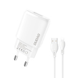 Dudao USB-A 7,5W Ladegerät + USB-A Kabel - Lightning 1m weiß (A1sEUL)